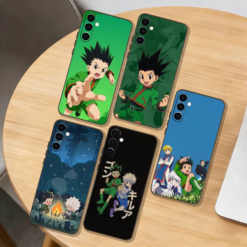 Chibi Gon Freecss Phone Case For Samsung Galaxy A73,A72,A71,A70,A53,A52,A51,Others Soft Black Cover