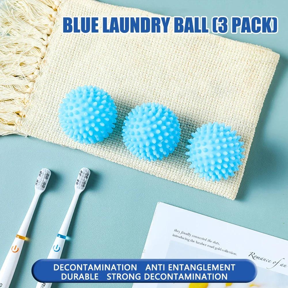 Шарик для стирки Шарики для сушки Многоразовый ПВХ Твердый Шарик для уборки дома Бытовая уборка Аксессуары для стиральной машины Смягчитель для белья