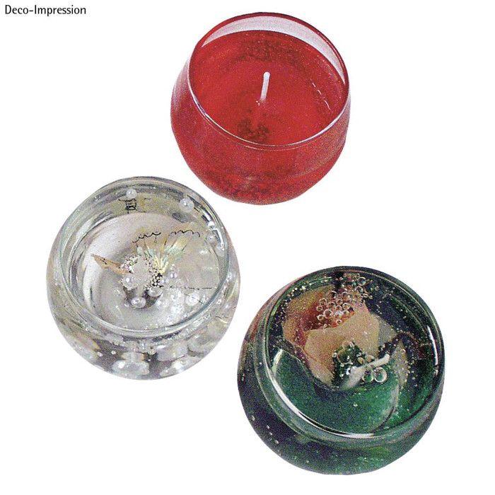 Vase en verre, ronde, 7,5 cm ø