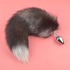 Анальные секс-игрушки Fox Tail Анальная пробка для женщин Секс-игры для взрослых Нержавеющая сталь Массажер простаты Анальная пробка БДСМ Пары