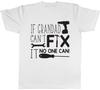 If Grandad Cant Fix It No One Can Funny Unisexs Grandpa Gramps Gift DIY TShirt