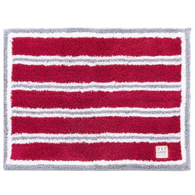 OKA Коврик для ванной для ног 45 см x Коврик для ванной для сухой земли, Красный, Прибл.. 60см, (Впитывающий, Быстросохнущий)