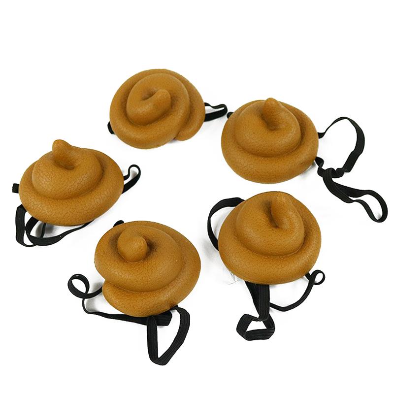 1 шт. забавная имитация какашки шляпа новинка карнавальная праздничная шляпа нарядный косплей костюм какашка головной убор