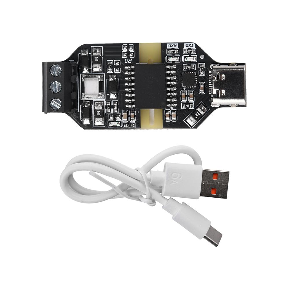CH343P High-Speed USB to RS485 Isolated Converter 6Mbps Anti-Interference Serial Port Module with Type-C Interface