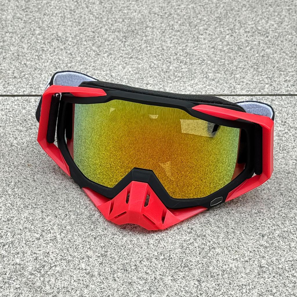 Protective Windshield Motorcycle Goggles Men's Riding UV400 Windproof And Sand Resistant Detachable Off-road Helmet Goggles