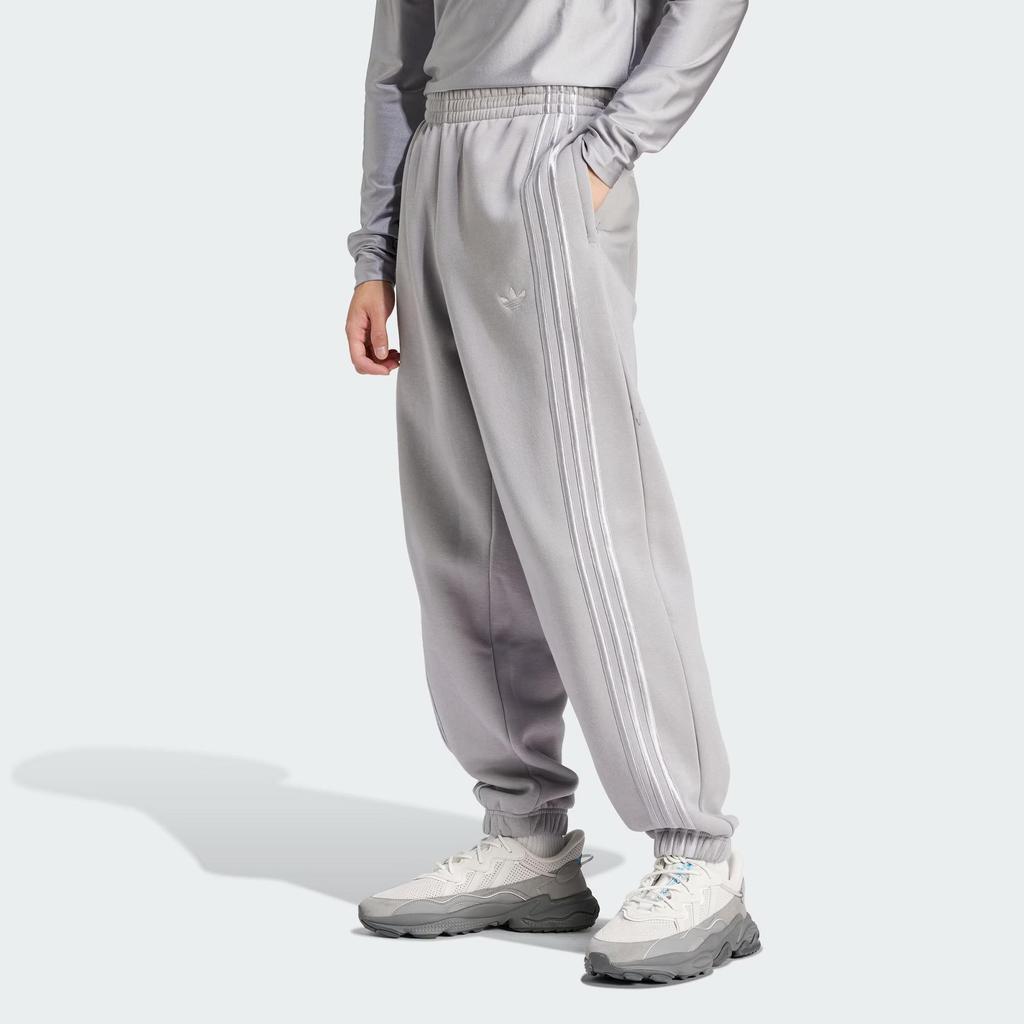 adidas Оригинальные модные спортивные штаны, зауженные вязаные мужские штаны, алюминиево-серые IT7448