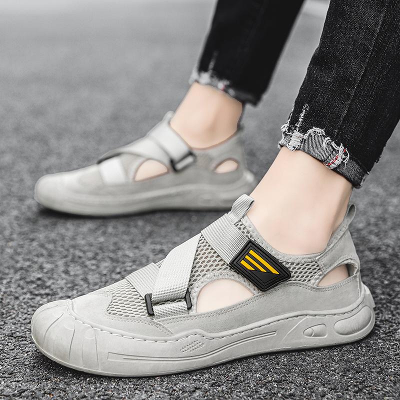 Уличная водонепроницаемая мужская обувь Обувь для вождения Повседневная офисная мужская обувь Летние дышащие мужские сандалии Высококачественная пляжная обувь