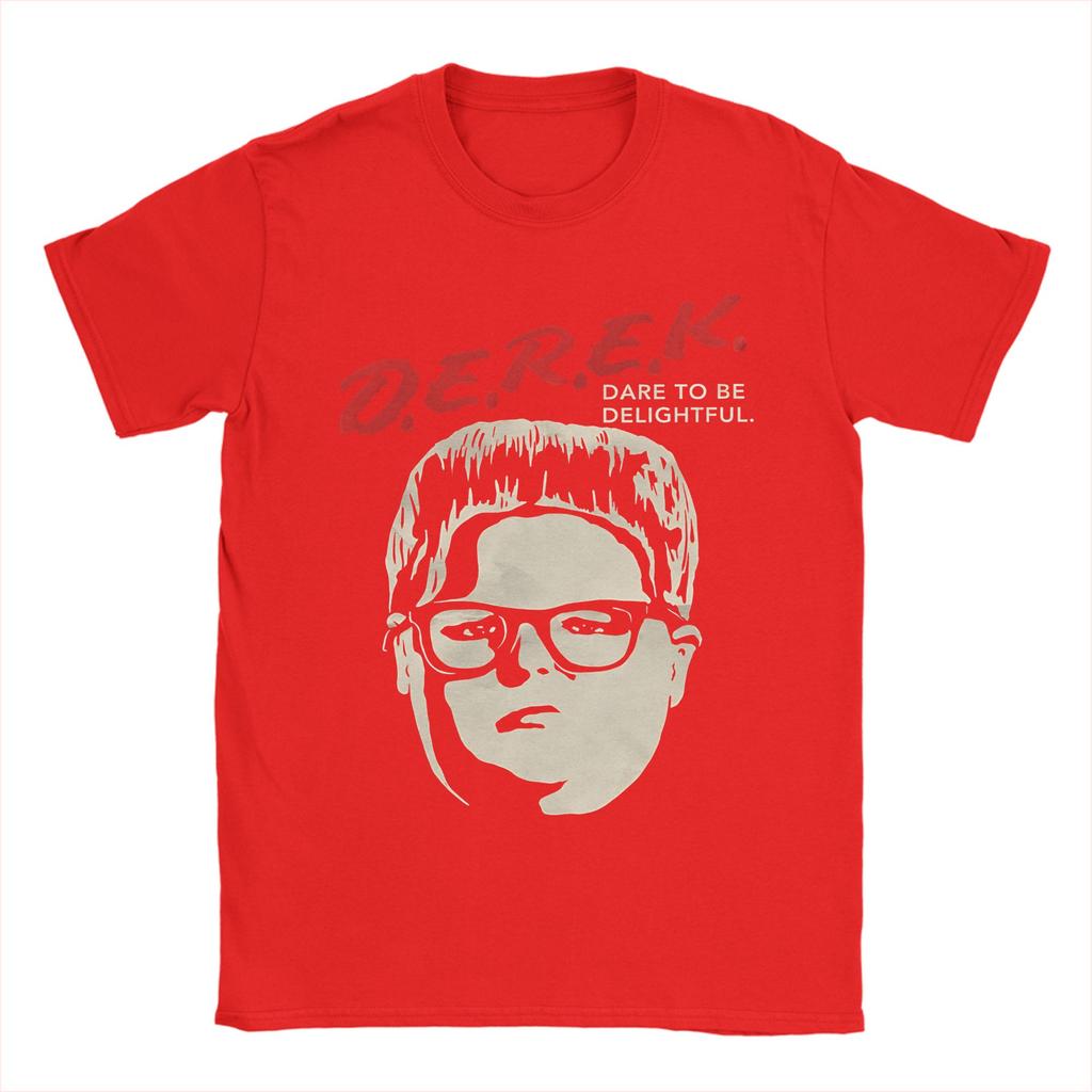 Dare to Be Delightful Derek TShirt Unisex Women Vintage 100 Cotton Tee Shirt Round Collar Short Sleeve T Shirt Graphic Tops