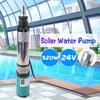 Электрический водяной насос на солнечной энергии, 320 Вт Погружной насос для глубокой скважины, Погружной насос для скважины для орошения фермы/ранчо