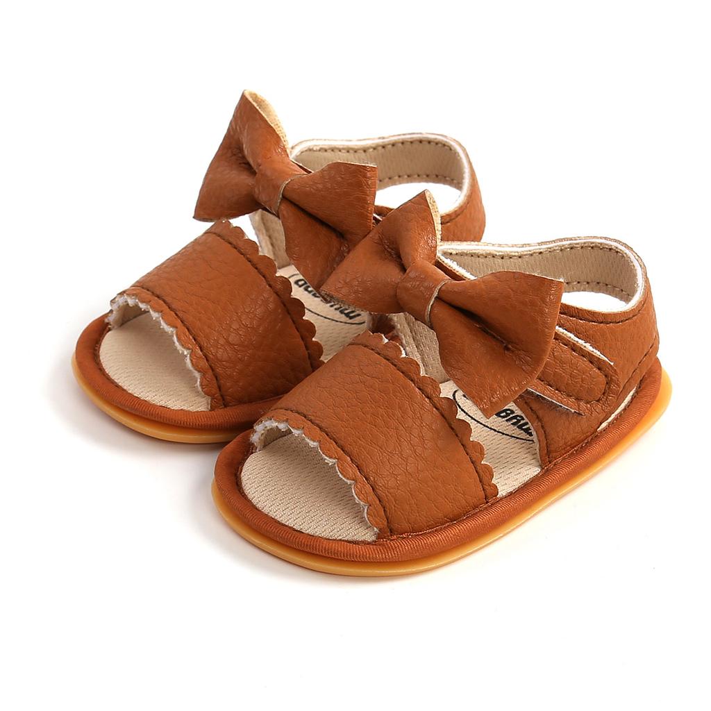 MYGGPP Summer Baby Sandals Baby Shoes Toddler Shoes Bow Shoes
