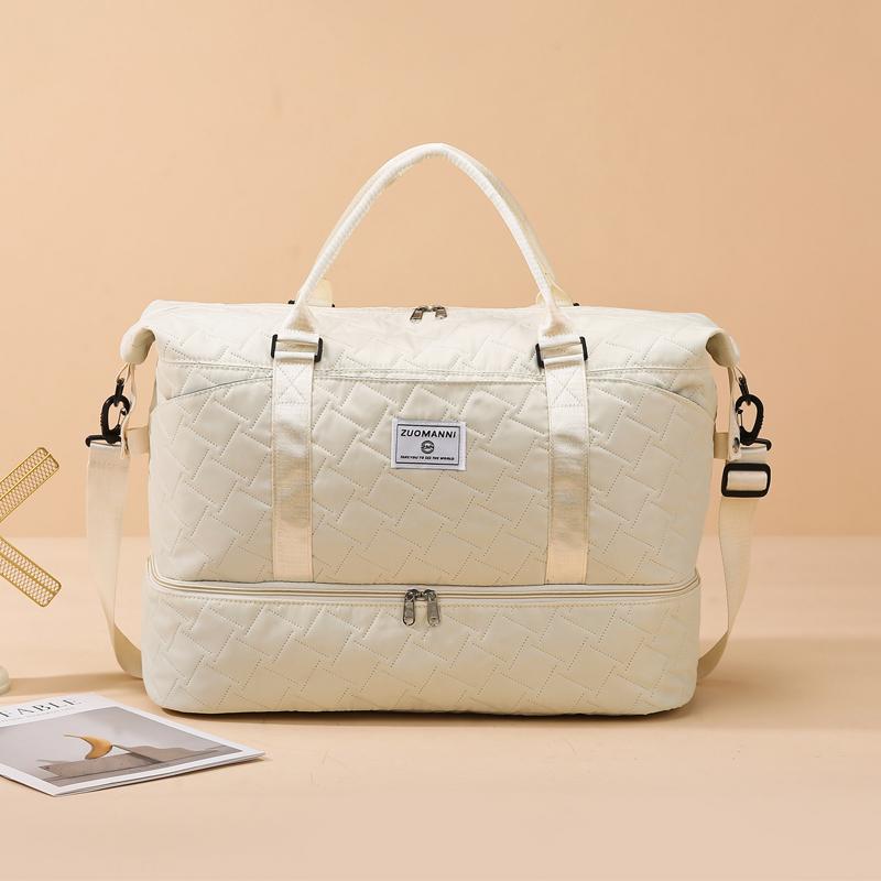 Large Capacity Travel Bag Women's Short-distance Outgoing Luggage Bag Storage Bag Dry And Wet Separate Sports Fitness Handbag