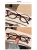 New Korean Style Tortoiseshell Oval Glasses: Small Frame, High-End, Slimming, Plain for Women.