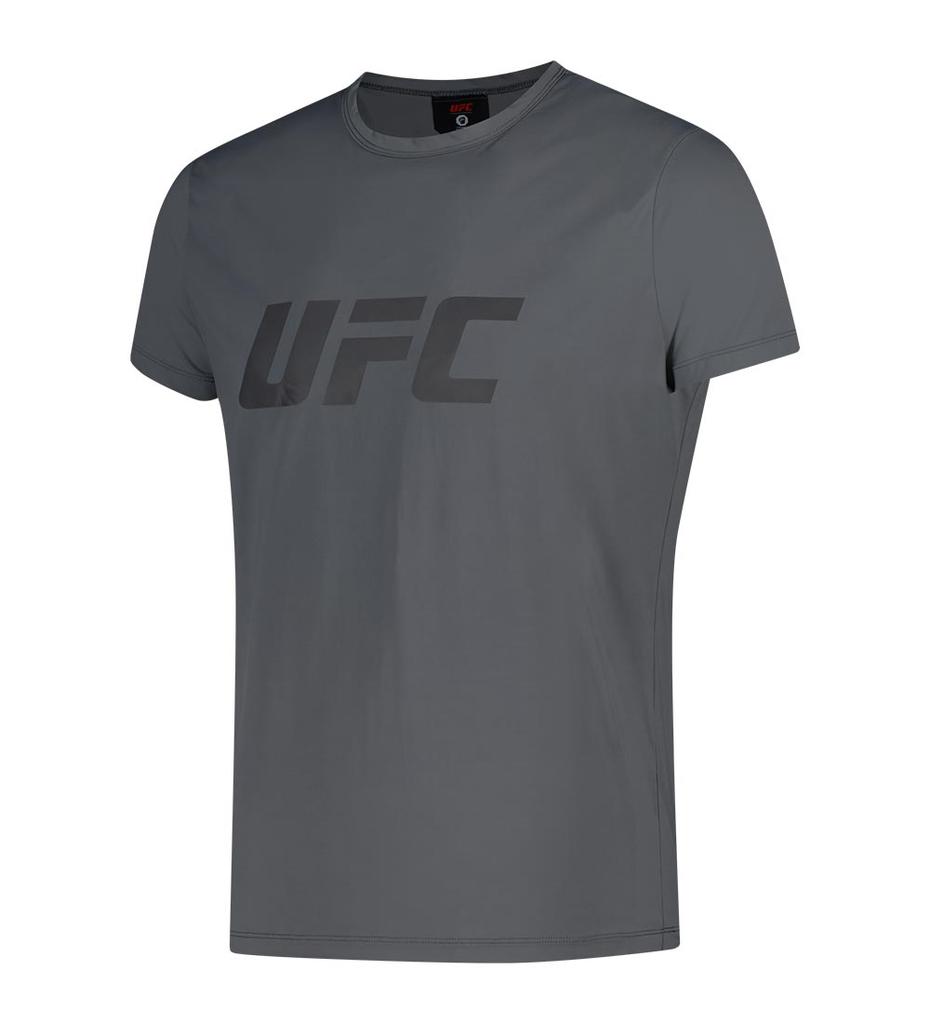 UFC SPORT Ufc Напряжение Большой Логотип Мышечный Крой Футболка с коротким рукавом Ультимативный Серый U4Ssv2106Ug