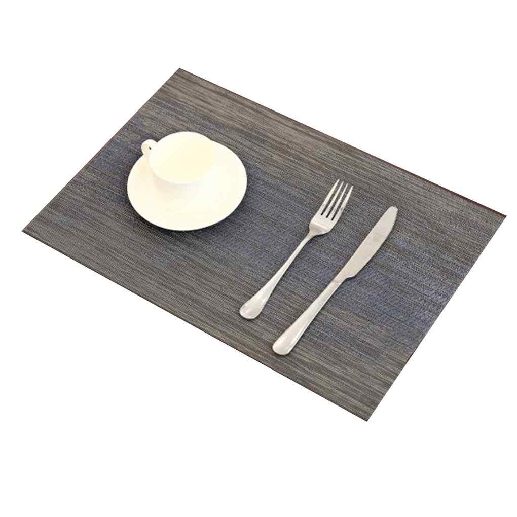 PVC Quick-drying Placemats Insulation Mats Coasters Kitchen/Dining Table