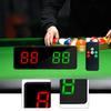 Электронное табло для бильярда Цифровое табло Прочное 26x9.5x3 см для игр в помещении Универсальный счетчик очков с пультом ДУ