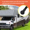 4 Packs RV Gutter Spout Caps, Easy To Tall And Not Easy To Fall Off RV Cover Pretector, Keeps The Gutter Spout Ends From Ripping Camper Cover RV