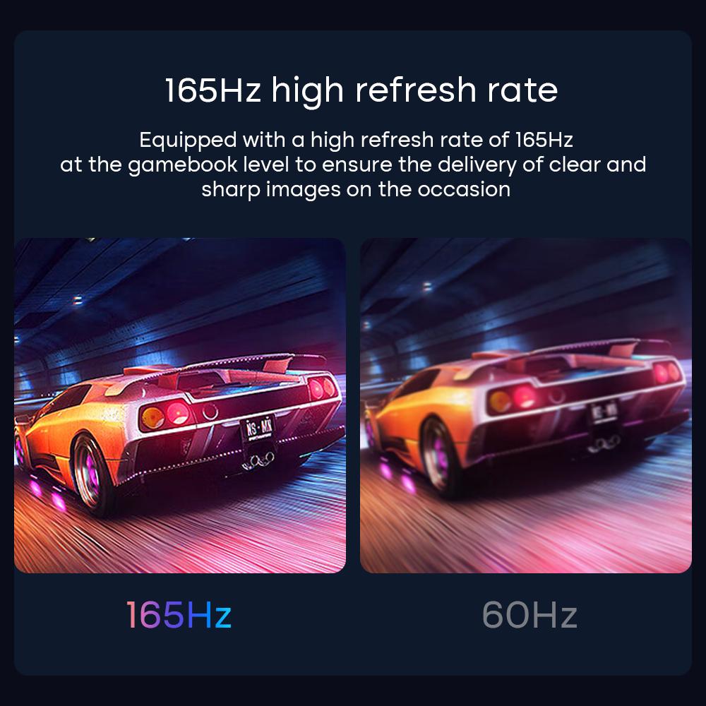 Ninkear Игровой ноутбук A16 AMD Ryzen 7 7735HS 16 ГБ DDR5 + 1 ТБ SSD 16 дюймов 2,5K 165 Гц WiFi6 Компьютер Ноутбук Windows 11 Ноутбук