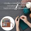 9Pairs Interchangeable Circular Knitting Needle Set 3.0mm-6.0mm for Knitting Sweater Sock Aluminum Knitting Needle Set