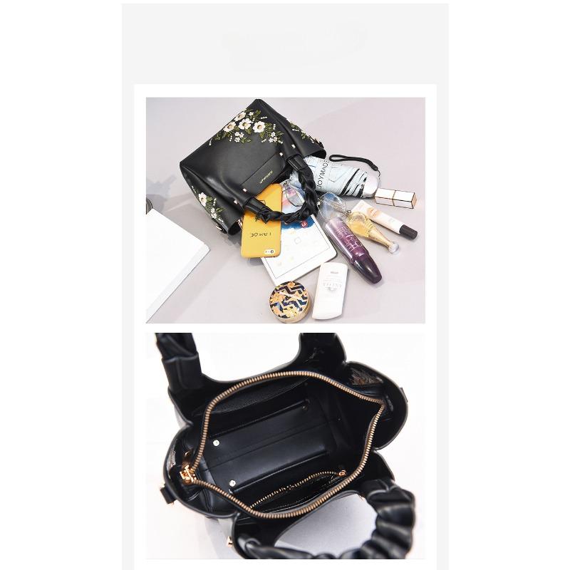 Женская сумка через плечо из мягкой кожи, большая сумка