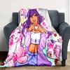 1pc Anime A-AphmauS (2) Blanket, Gift, for Men and Women, Soft Blanket, Good for Sofa Bed Couch Travel, Lightweight Flannel Blanket