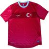 Nike Dri-Fit Сезон 2012-13 Домашняя Футбольная Футболка Национальной Команды Турции Круглый Вырез С Коротким Рукавом С Принтом Унисекс Топы Красный 449999-611