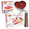 3 Expandable Pastry Frames Heart, Circle &; Rectangle + 1 Chocolate Pen