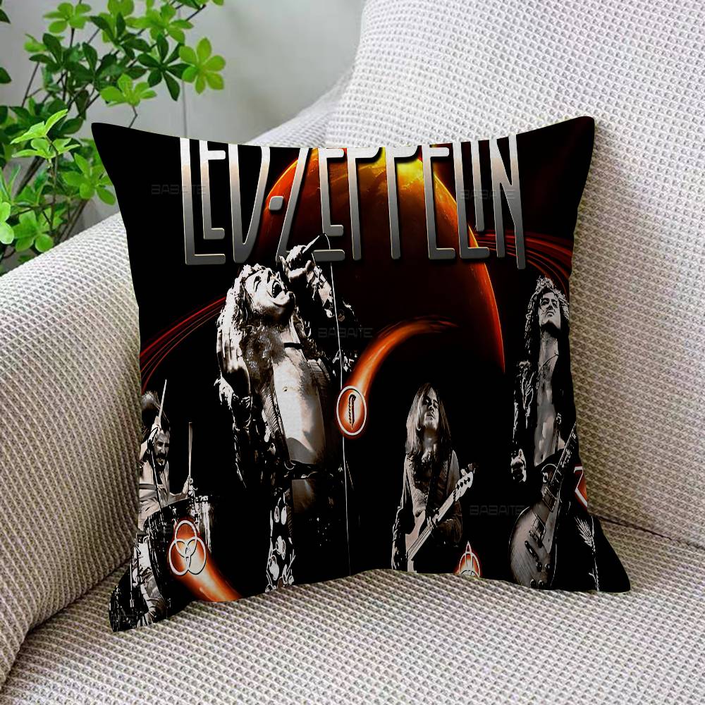 Классическая наволочка с логотипом группы Led Zeppelin для спальни, комнаты и дивана в гостиной, декоративная наволочка для подушки