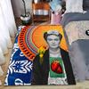 Frida Kahlo with Parrot suitable as a non-slip mat for the living room or bedroom sofa