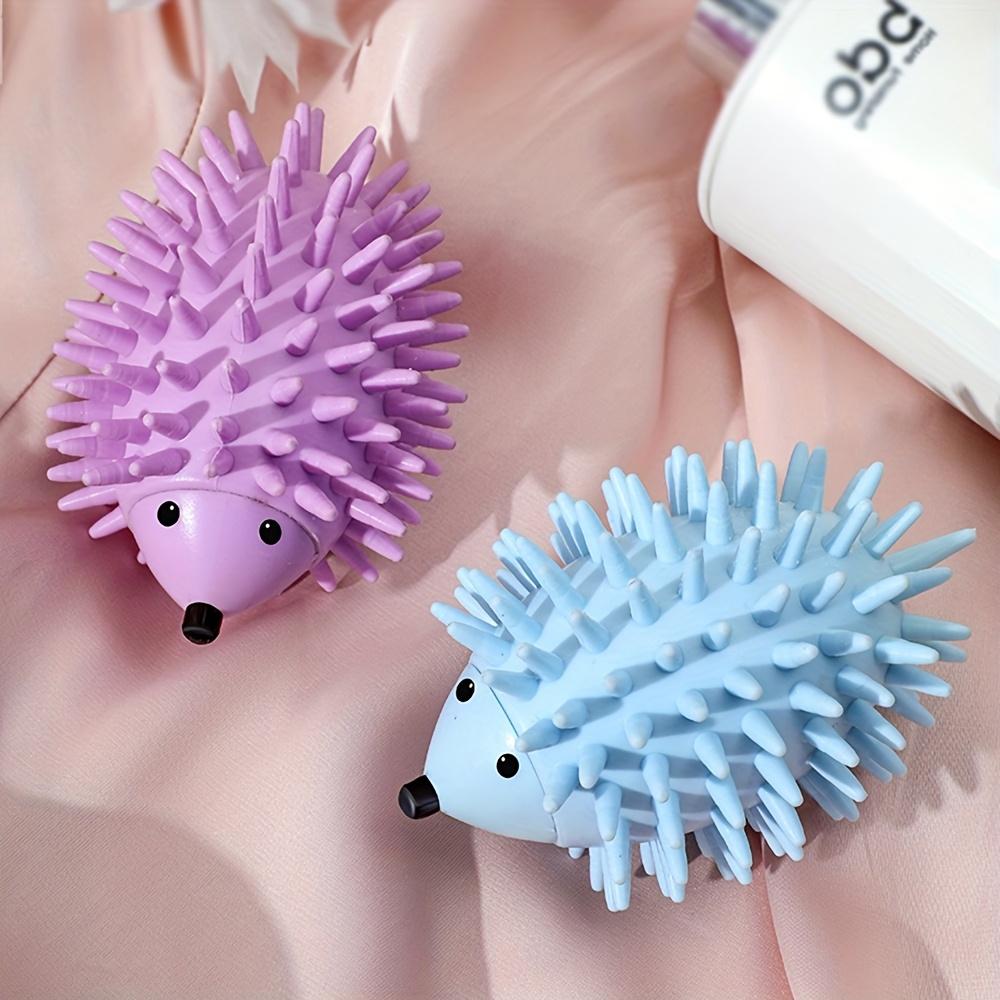 2/4/6pcs Reusable Hedgehog Laundry Detergent & Dryer Balls - Cute Anti-Tangle Wrinkle-Free Plastic Laundry Helper for Washer