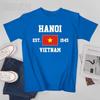 Patriotic Flag Vietnam Est1945 Hanoi Unisex Tshirt Tees Tshirt Oneck T Shirts Unisex Boys Clothing 100 Cotton