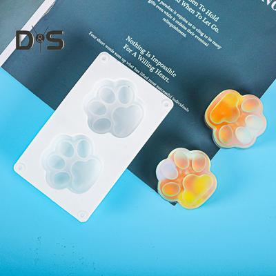 Экологичная литейная форма, 2 полости, полезная силиконовая форма в форме кошачьего когтя