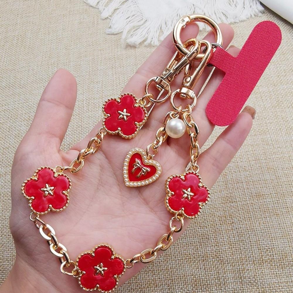 Flower Cell Phone Chain Metal Chain Mobile Phone Lanyard Mobile Phone Strap Women/Lady/Girl