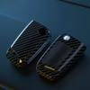 ABS Carbon Fiber Car Key Case Cover Fob for VW Volkswagen Golf 7 MK7 Tiguan MK2 for SEAT Ateca Leon FR 2 Ibiza for Skoda Octavia