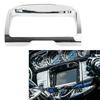For Harley Vivid Black Radio Trim Bezel Center Stereo Accent Cover Trim Frame 2014- Electra Glides/Street & Tri Glides