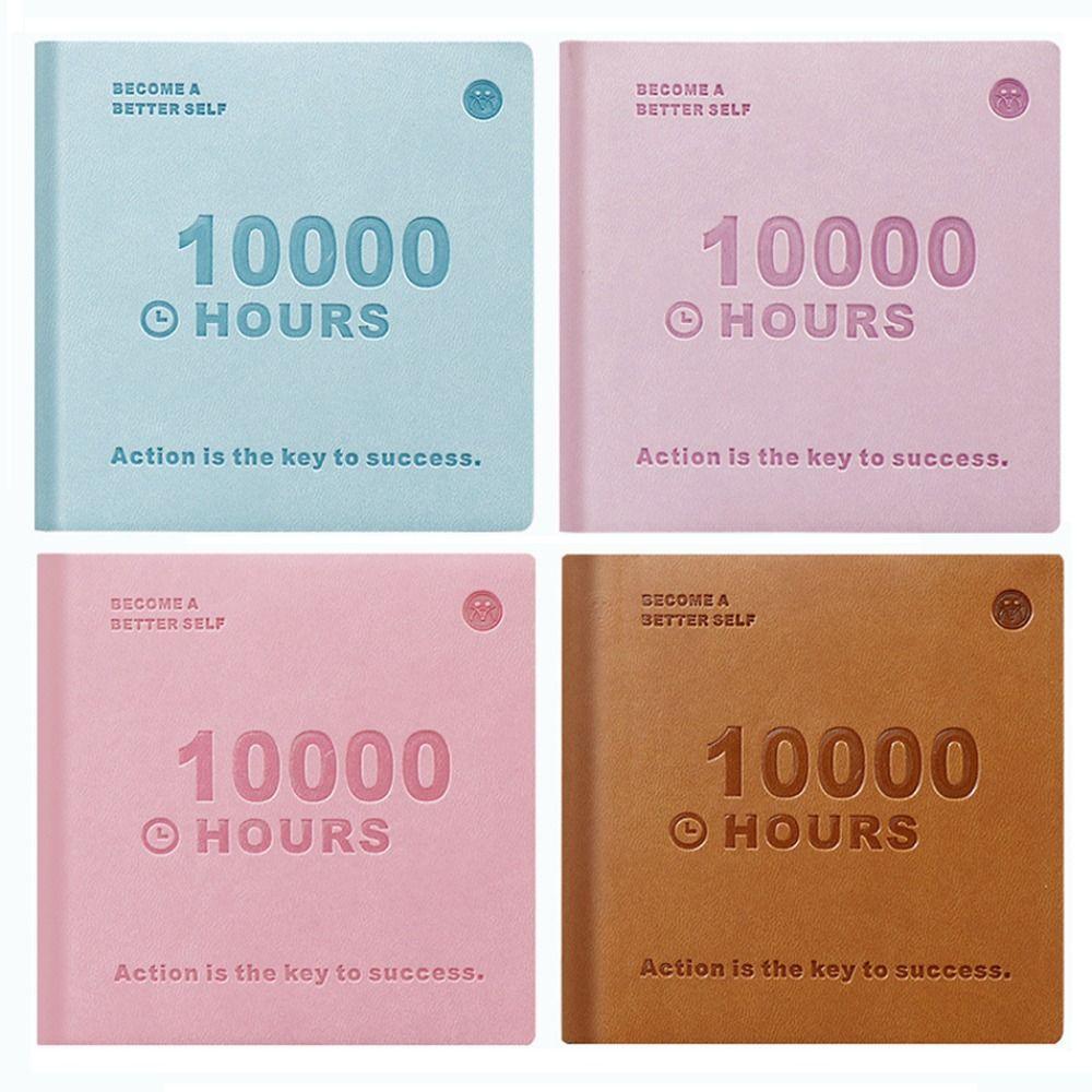 Time Management 10000 Hours Planner Portable Learning Schedule To Do List Notebook Note-Taking Planner Agenda Book