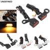Motorcycle Handlebar Control LED Turn Signal Indicator Light Amber Lamp For Harley Dyna 1996-2017 Softail Sportster XL