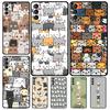 Funny Cute Cats Case For Samsung Galaxy S23 Ultra S22 S21 S20 FE Note 20 Ultra S8 S9 S10 Note 10 Plus Cover