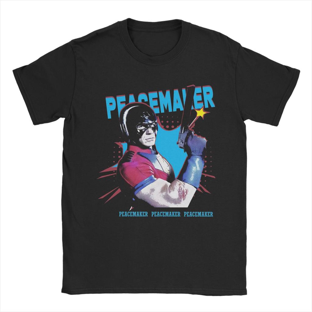 Vigilante Peacemaker Quotes Tee Shirt for Men Women Printed T Shirts Cotton Clothing