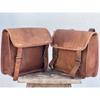 Saddlebags Motorcycle 2 Side Leather Side Pouch Saddle Panniers 2 Bags
