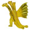CCP Серия средних размеров Производство контента персонажей Godzilla EX Godzilla King Ghidorah King Ghidorah Прозрачный желтый Примерно 130 мм Фигурка из ПВХ (КПК)