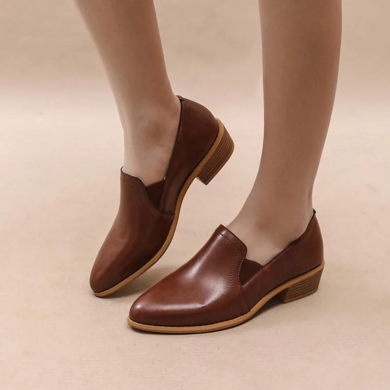 Туфли-лодочки женские осенние новые туфли-лодочки с круглым носком мокасины однотонные туфли на молнии из искусственной кожи простые и удобные женские туфли