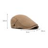Beret Men's Spring Autumn Sunshade Sun Hat Forward Cap Youth Peaked Cap