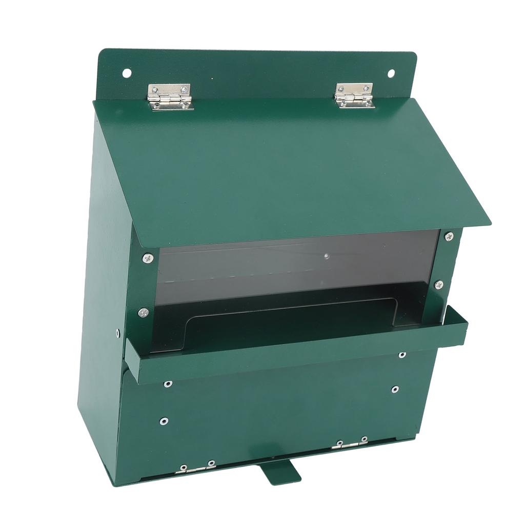 Металлическая кормушка для белок с прозрачной акриловой пластиной, стол для пикника для питомцев, собранный кормовой ящик для уличного сада