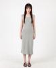 Catharsis Knitting Tank Tab Backless Long Dress Green One Size