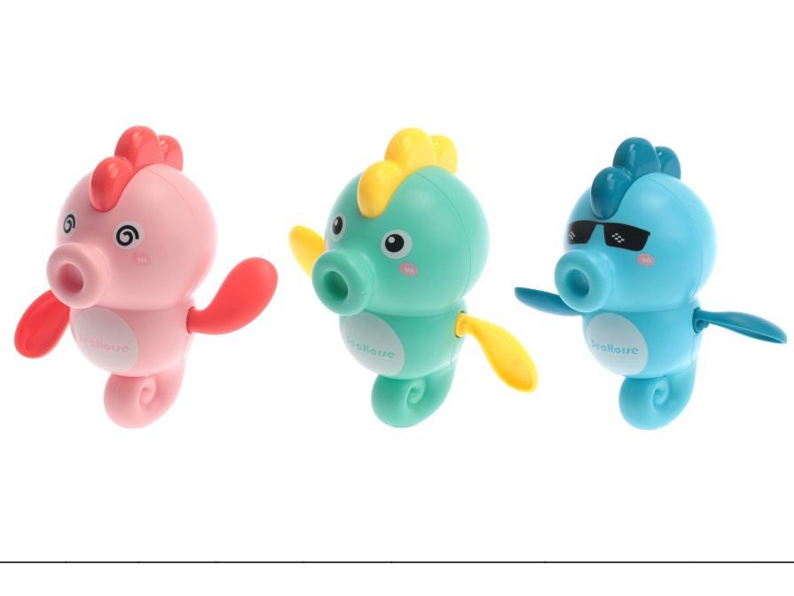 Заводные игрушки для ванной: Желтая утка и черепаха рыба-клоун для детей