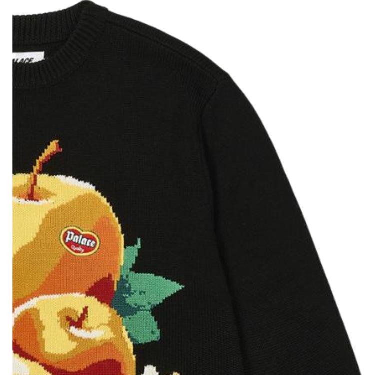 Palace Fruit Life Вязаный Черный Унисекс Топ P26KW004