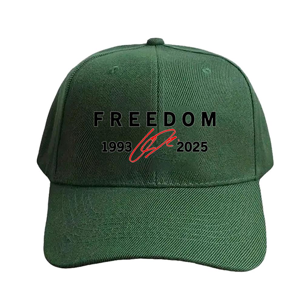 Freedom Red Signature Charlie Kirk Cap summer woman Man Adult Casual Adjustable Printed Baseball Caps Trucker Cap