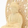 Kurita's Specialty Buddha Statue [Nyorai] Shaka Nyorai Seated Statue, 2.0 Inches (total Height 19cm, Width 10cm, Depth 9.5cm), High-Quality Cypress