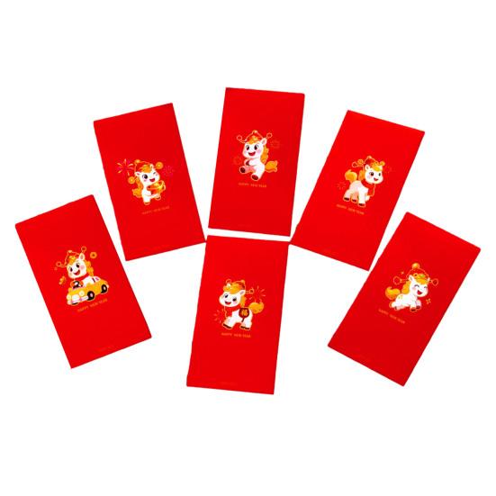 Red Envelope 2026 Zodiac Horse Pattern Traditional Chinese New Year Red Packet Paper Blessing Money Bag for Weddings Birthdays Festival Gifts
