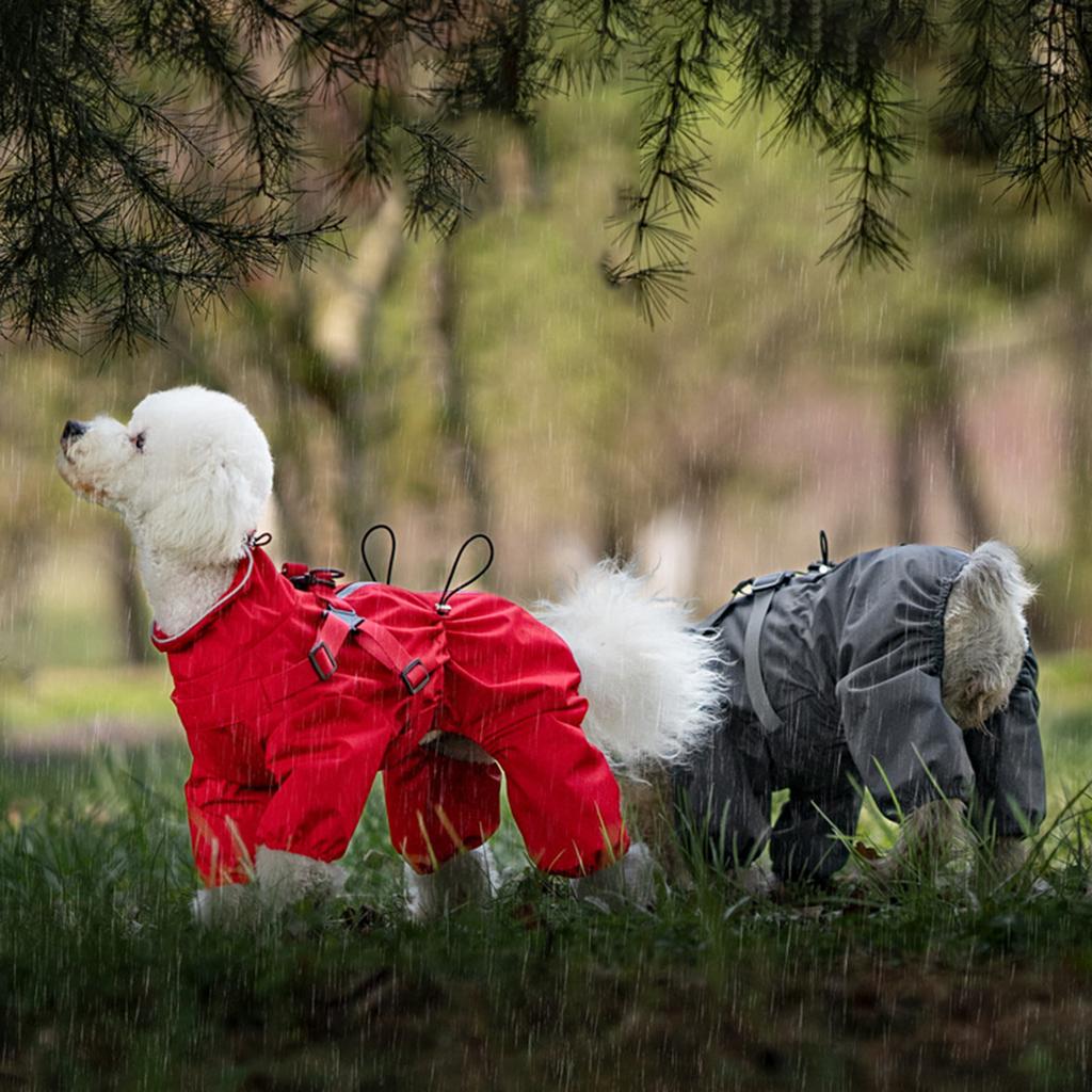 Водонепроницаемые дождевики-пончо для собак, пальто, 6 размеров на выбор, регулируемый дождевик для питомца, дождевая одежда для прогулок и выездов